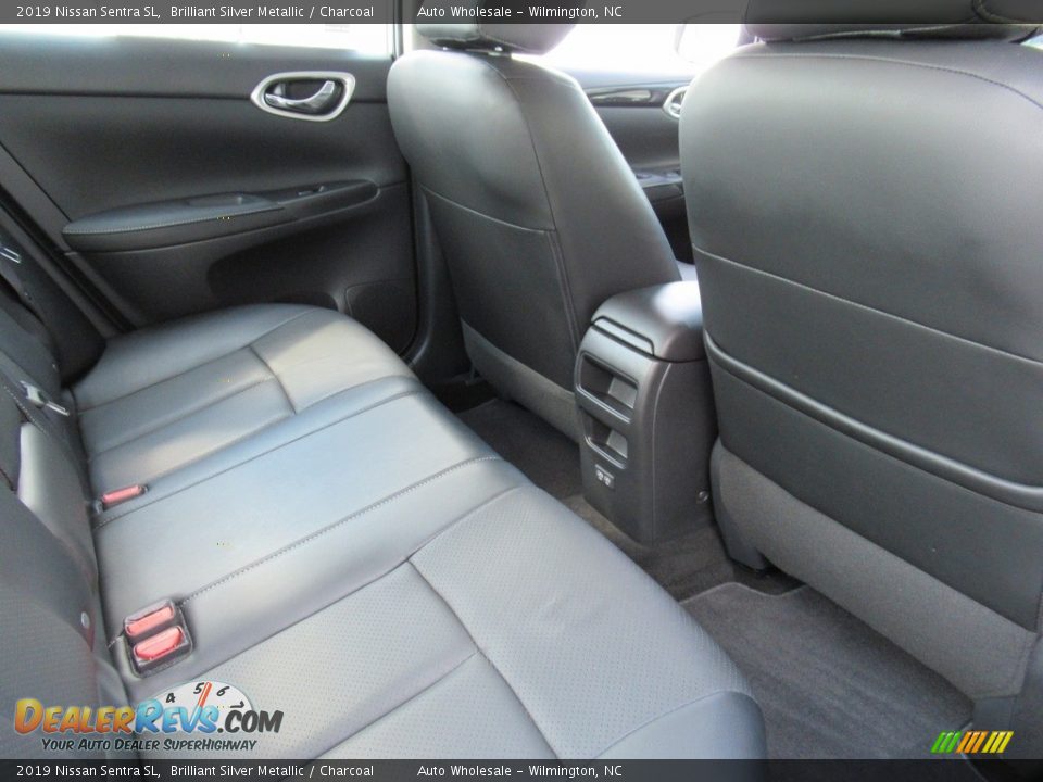 2019 Nissan Sentra SL Brilliant Silver Metallic / Charcoal Photo #13