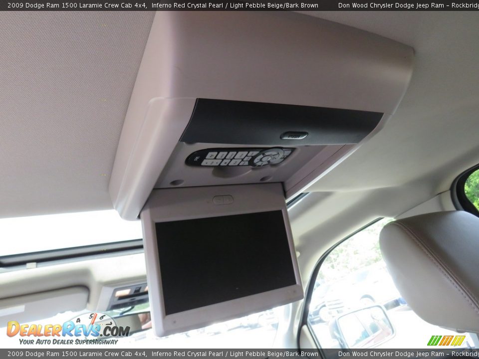 2009 Dodge Ram 1500 Laramie Crew Cab 4x4 Inferno Red Crystal Pearl / Light Pebble Beige/Bark Brown Photo #4