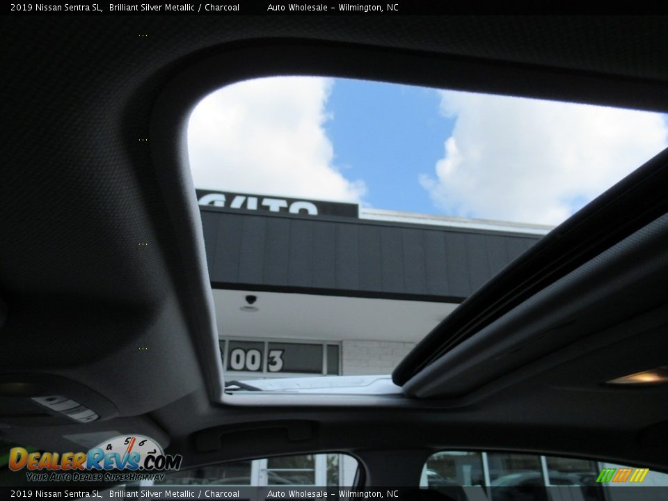 2019 Nissan Sentra SL Brilliant Silver Metallic / Charcoal Photo #14