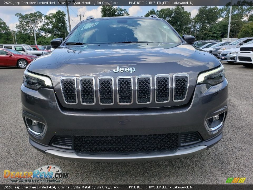2020 Jeep Cherokee Limited 4x4 Granite Crystal Metallic / Ski Gray/Black Photo #2