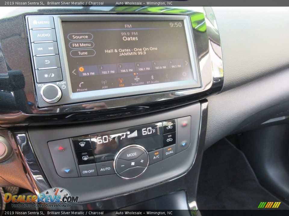 2019 Nissan Sentra SL Brilliant Silver Metallic / Charcoal Photo #18