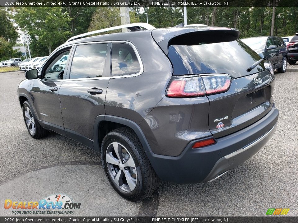 2020 Jeep Cherokee Limited 4x4 Granite Crystal Metallic / Ski Gray/Black Photo #4