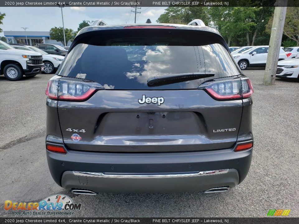 2020 Jeep Cherokee Limited 4x4 Granite Crystal Metallic / Ski Gray/Black Photo #5