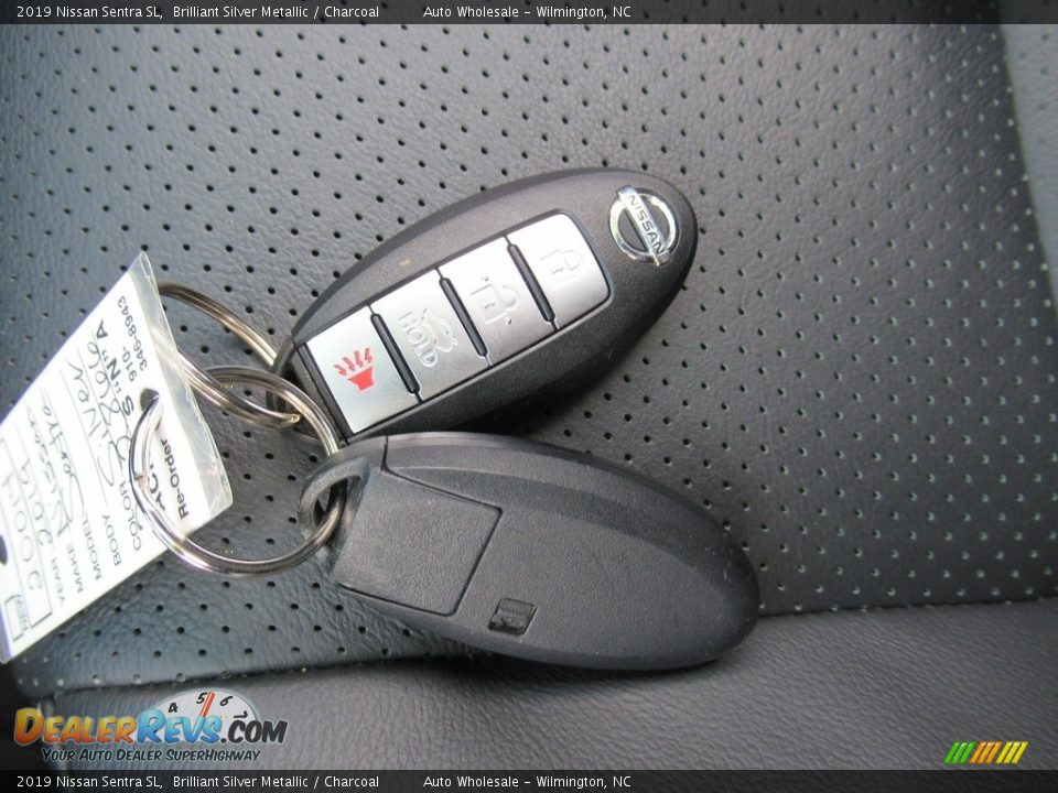 2019 Nissan Sentra SL Brilliant Silver Metallic / Charcoal Photo #20
