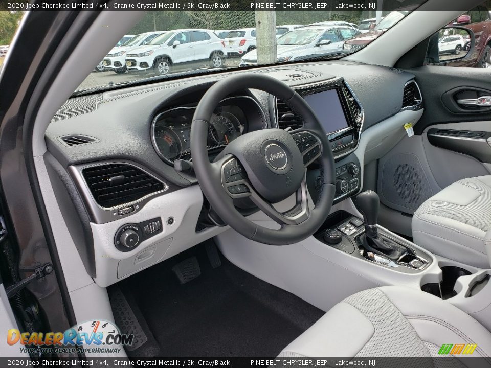Ski Gray/Black Interior - 2020 Jeep Cherokee Limited 4x4 Photo #7