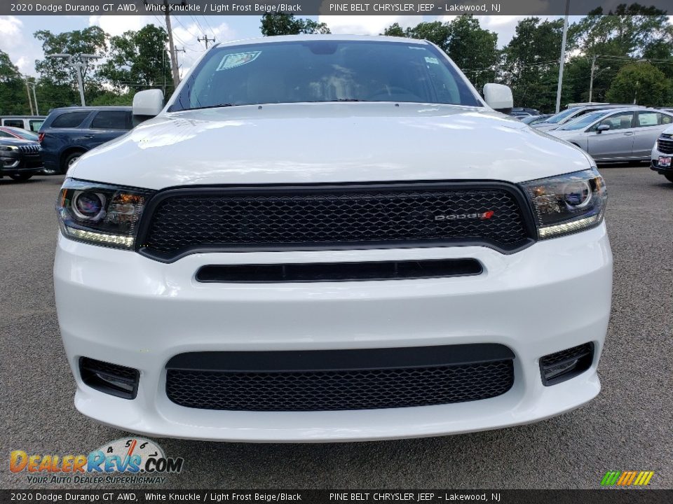 2020 Dodge Durango GT AWD White Knuckle / Light Frost Beige/Black Photo #2