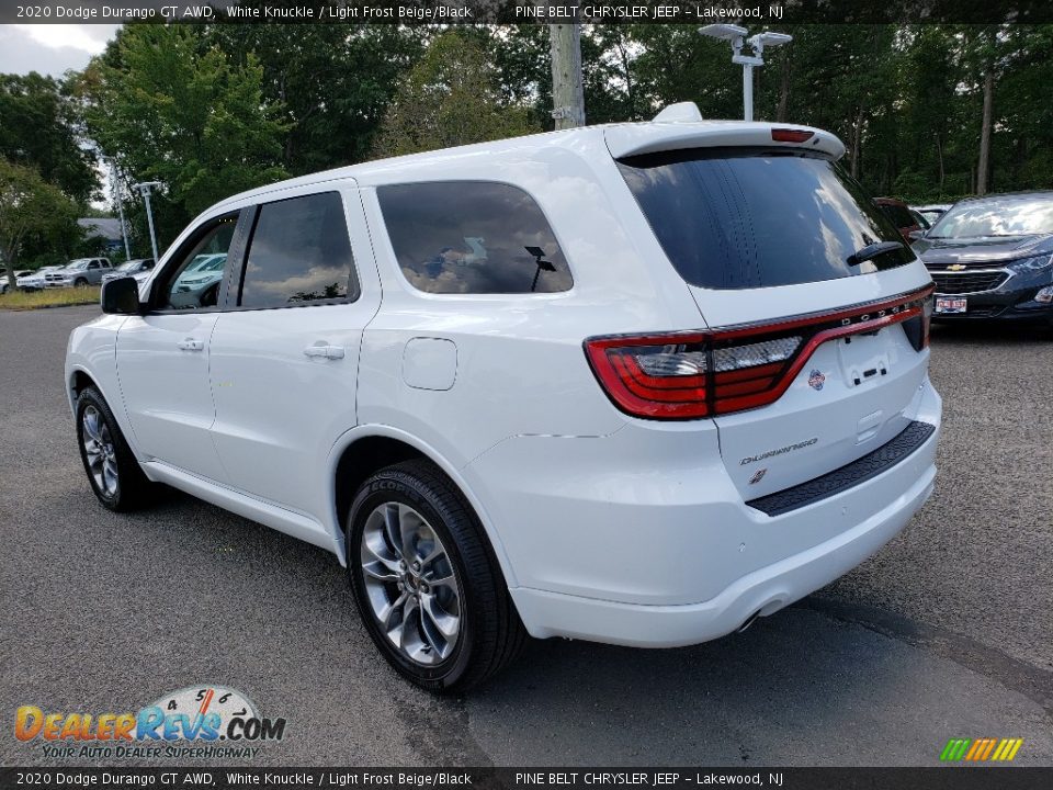 2020 Dodge Durango GT AWD White Knuckle / Light Frost Beige/Black Photo #4