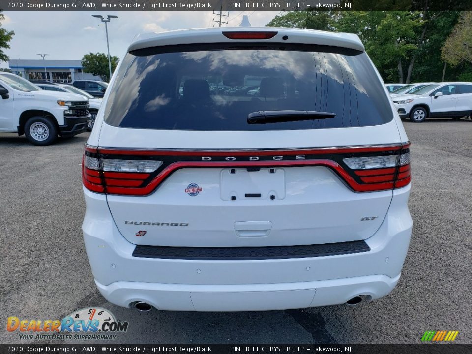 2020 Dodge Durango GT AWD White Knuckle / Light Frost Beige/Black Photo #5