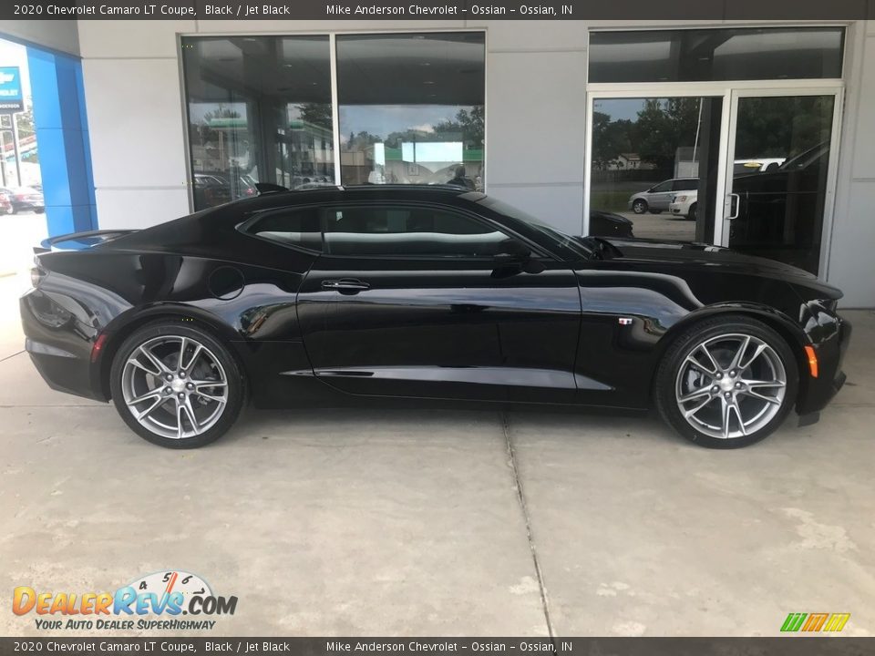 Black 2020 Chevrolet Camaro LT Coupe Photo #2