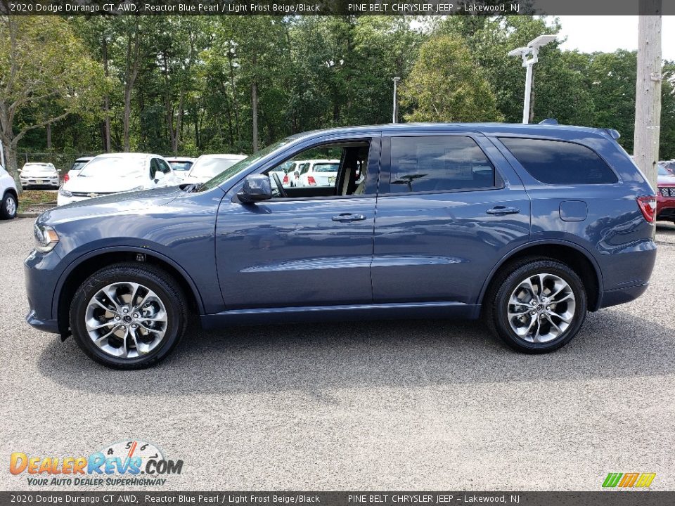 Reactor Blue Pearl 2020 Dodge Durango GT AWD Photo #3
