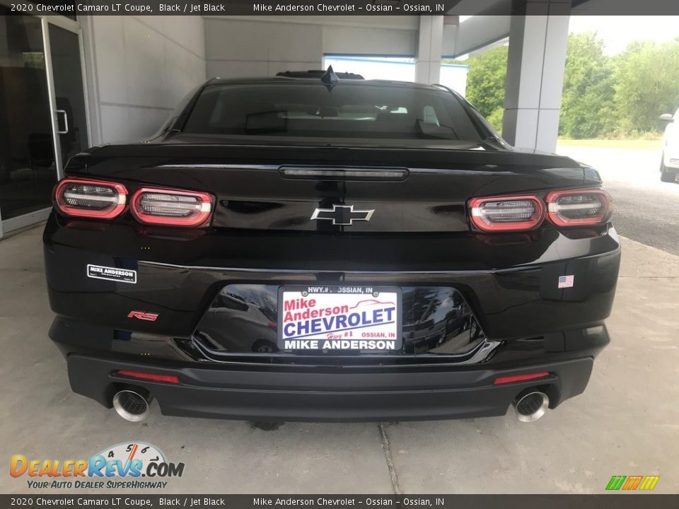 2020 Chevrolet Camaro LT Coupe Black / Jet Black Photo #4