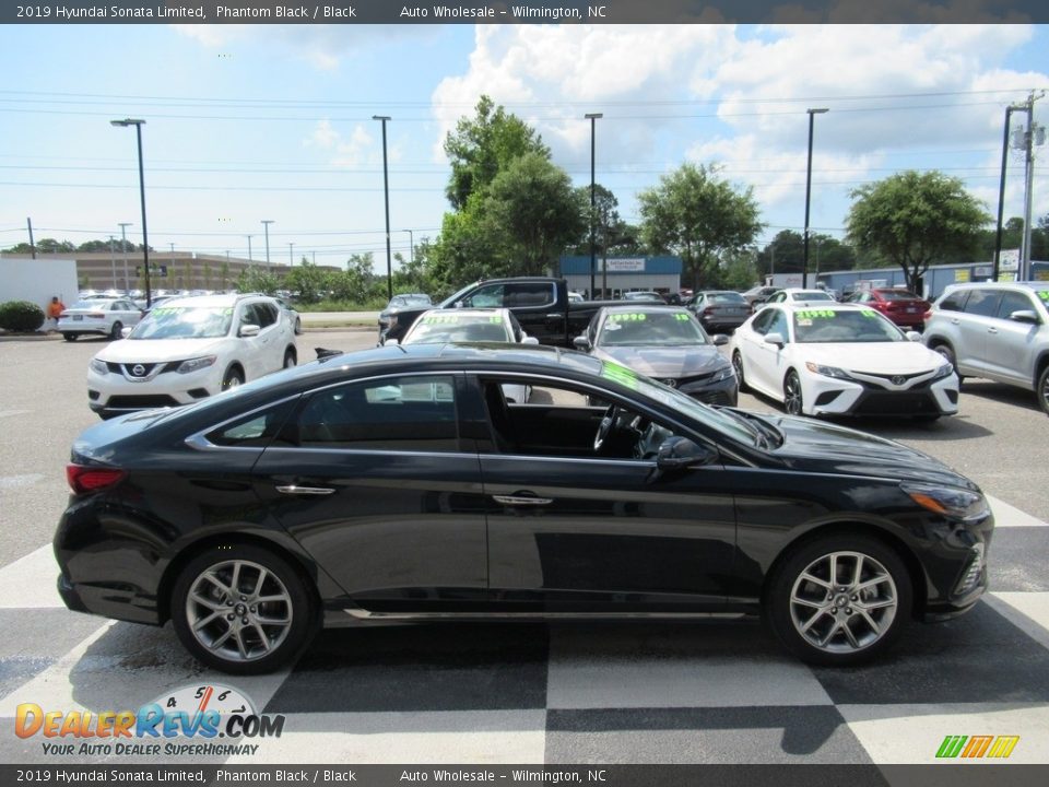 2019 Hyundai Sonata Limited Phantom Black / Black Photo #3