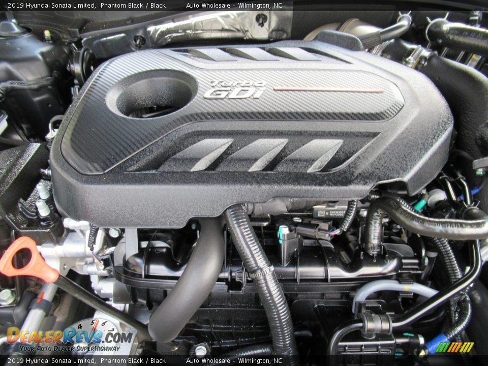 2019 Hyundai Sonata Limited Phantom Black / Black Photo #6