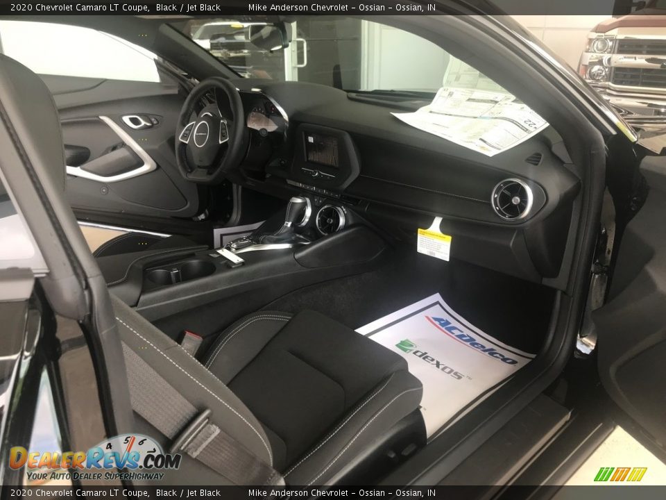 Jet Black Interior - 2020 Chevrolet Camaro LT Coupe Photo #11
