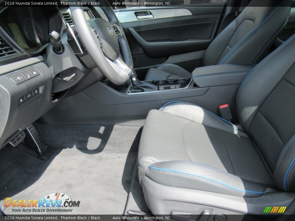 2019 Hyundai Sonata Limited Phantom Black / Black Photo #10