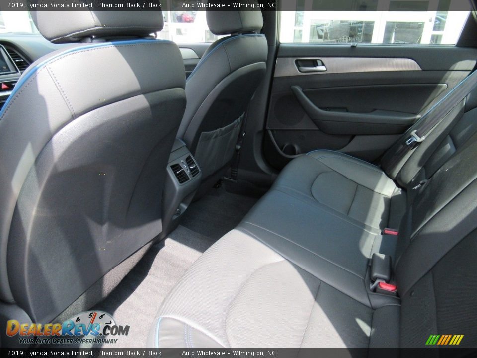 2019 Hyundai Sonata Limited Phantom Black / Black Photo #11