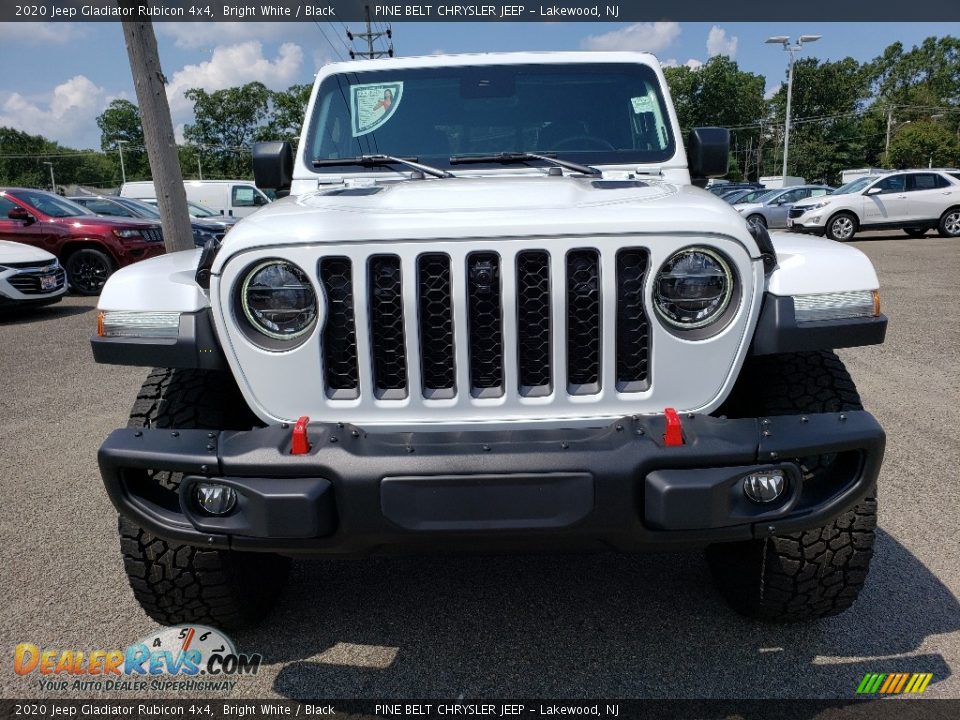 2020 Jeep Gladiator Rubicon 4x4 Bright White / Black Photo #2