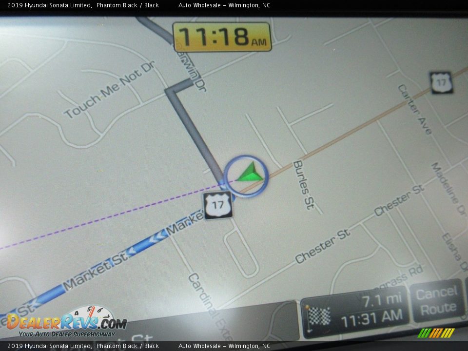 2019 Hyundai Sonata Limited Phantom Black / Black Photo #17