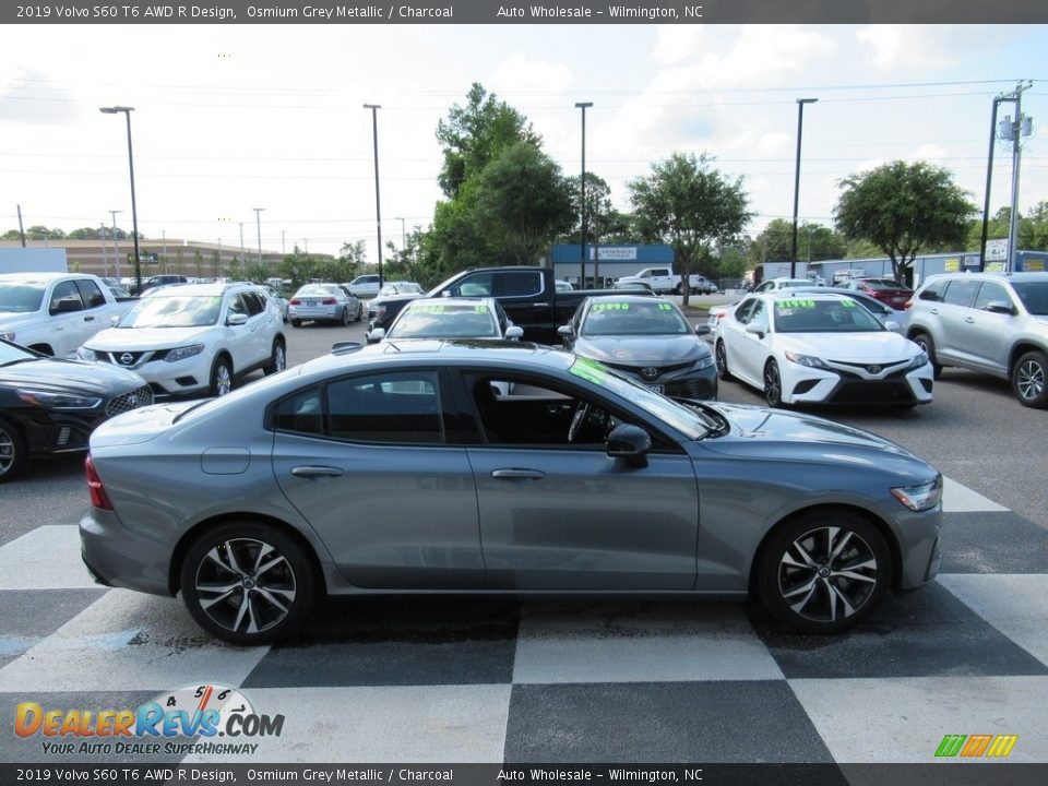2019 Volvo S60 T6 AWD R Design Osmium Grey Metallic / Charcoal Photo #3