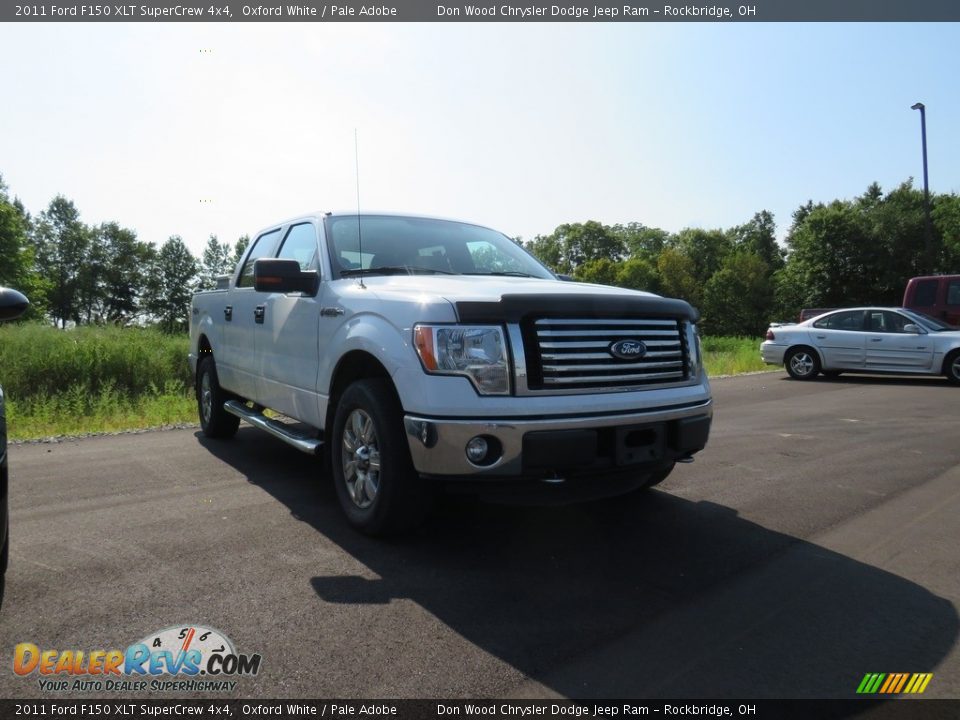2011 Ford F150 XLT SuperCrew 4x4 Oxford White / Pale Adobe Photo #1