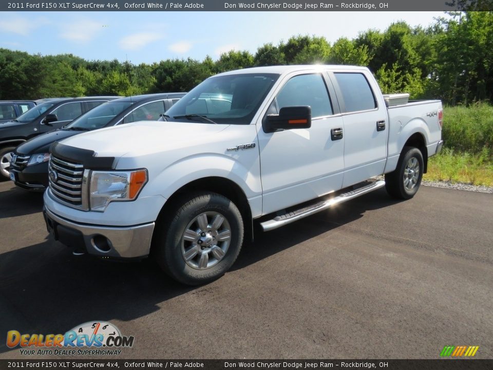 2011 Ford F150 XLT SuperCrew 4x4 Oxford White / Pale Adobe Photo #3