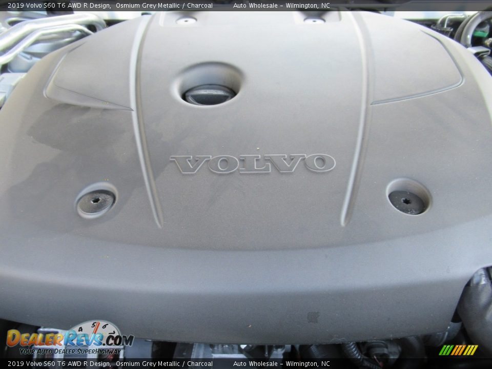 2019 Volvo S60 T6 AWD R Design Osmium Grey Metallic / Charcoal Photo #6