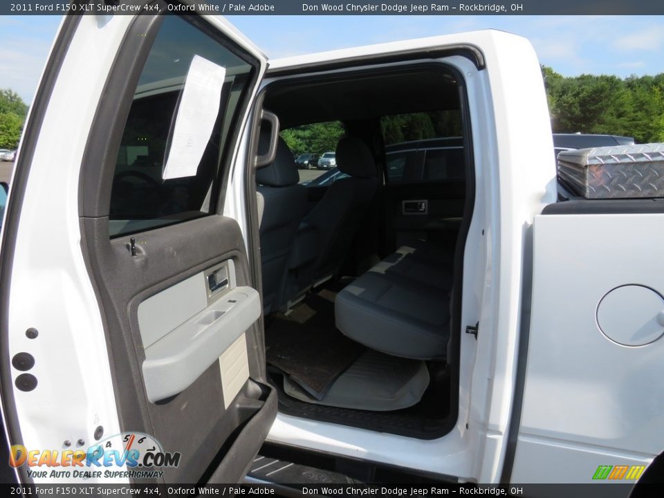 2011 Ford F150 XLT SuperCrew 4x4 Oxford White / Pale Adobe Photo #5