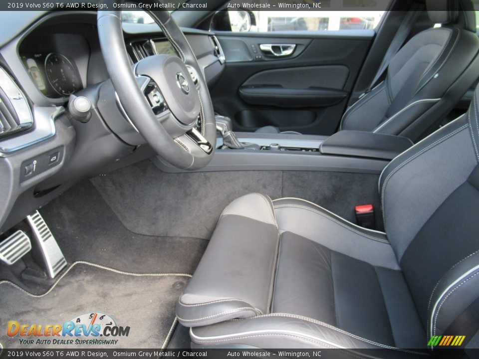 Front Seat of 2019 Volvo S60 T6 AWD R Design Photo #9