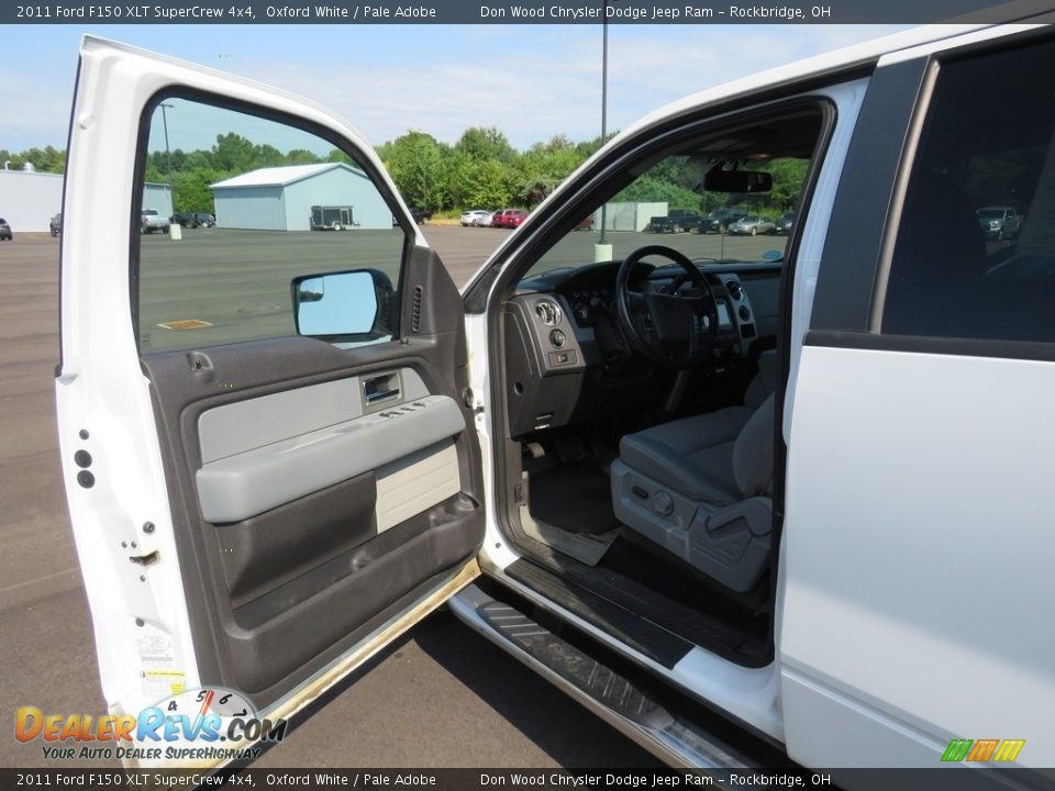 2011 Ford F150 XLT SuperCrew 4x4 Oxford White / Pale Adobe Photo #6