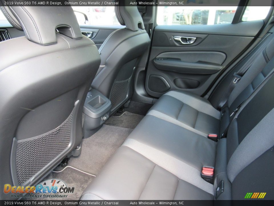 Rear Seat of 2019 Volvo S60 T6 AWD R Design Photo #10