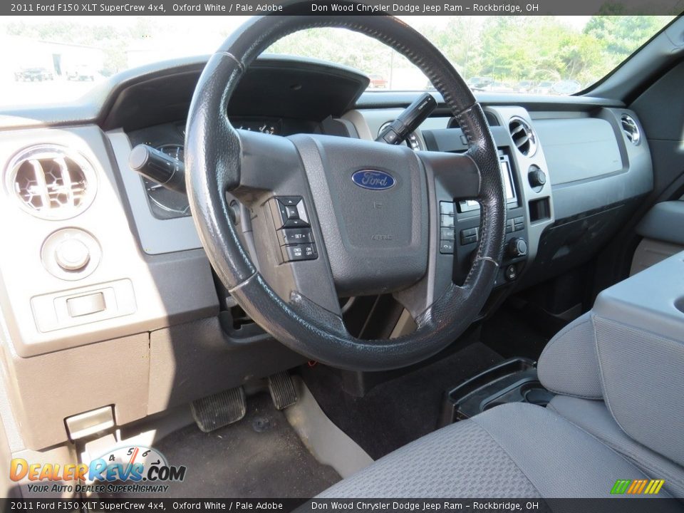 2011 Ford F150 XLT SuperCrew 4x4 Oxford White / Pale Adobe Photo #7