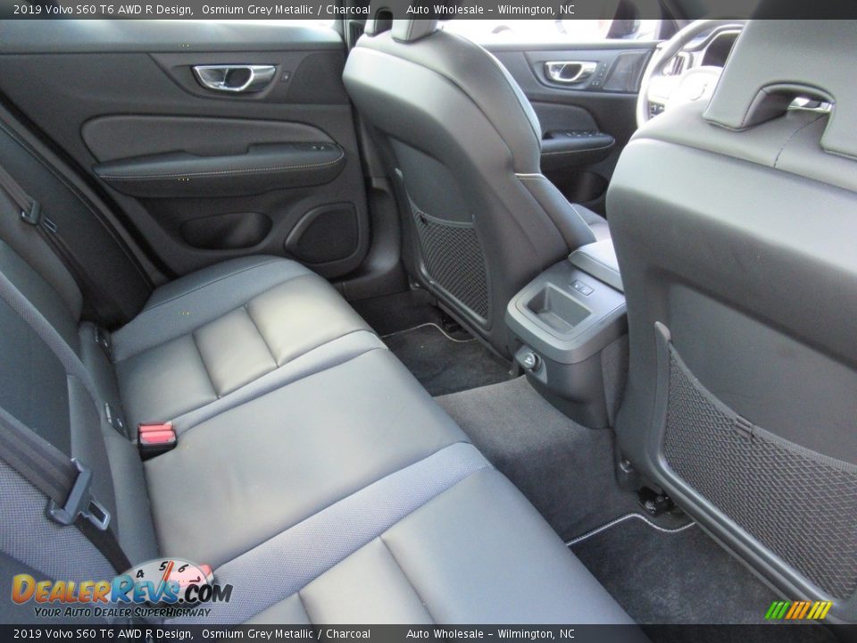 Rear Seat of 2019 Volvo S60 T6 AWD R Design Photo #12