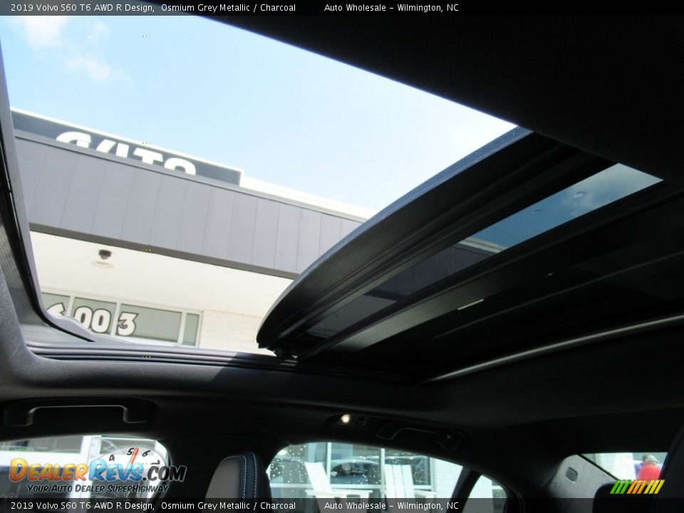 2019 Volvo S60 T6 AWD R Design Osmium Grey Metallic / Charcoal Photo #13