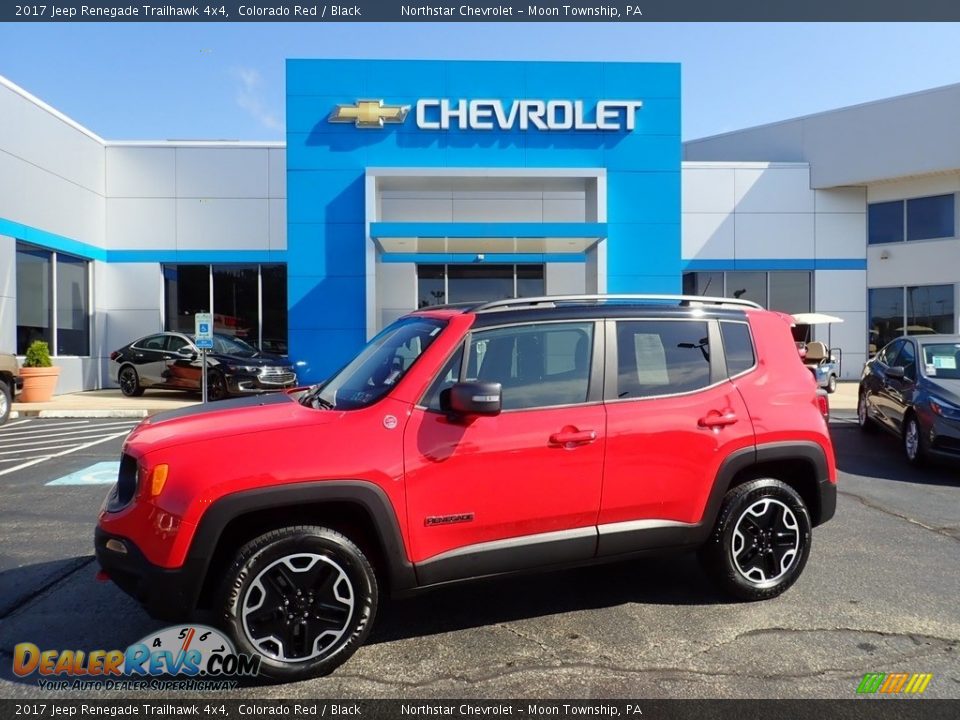 2017 Jeep Renegade Trailhawk 4x4 Colorado Red / Black Photo #1