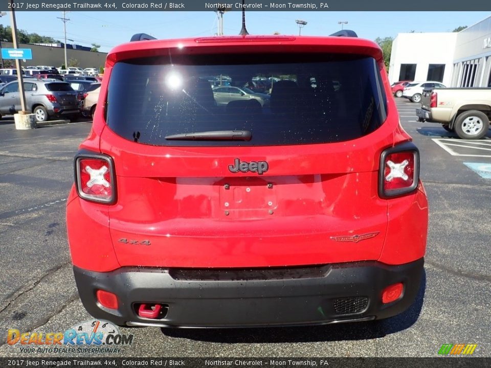 2017 Jeep Renegade Trailhawk 4x4 Colorado Red / Black Photo #6