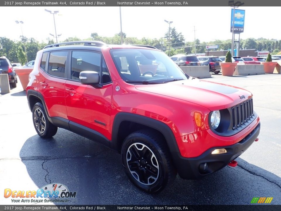 2017 Jeep Renegade Trailhawk 4x4 Colorado Red / Black Photo #11