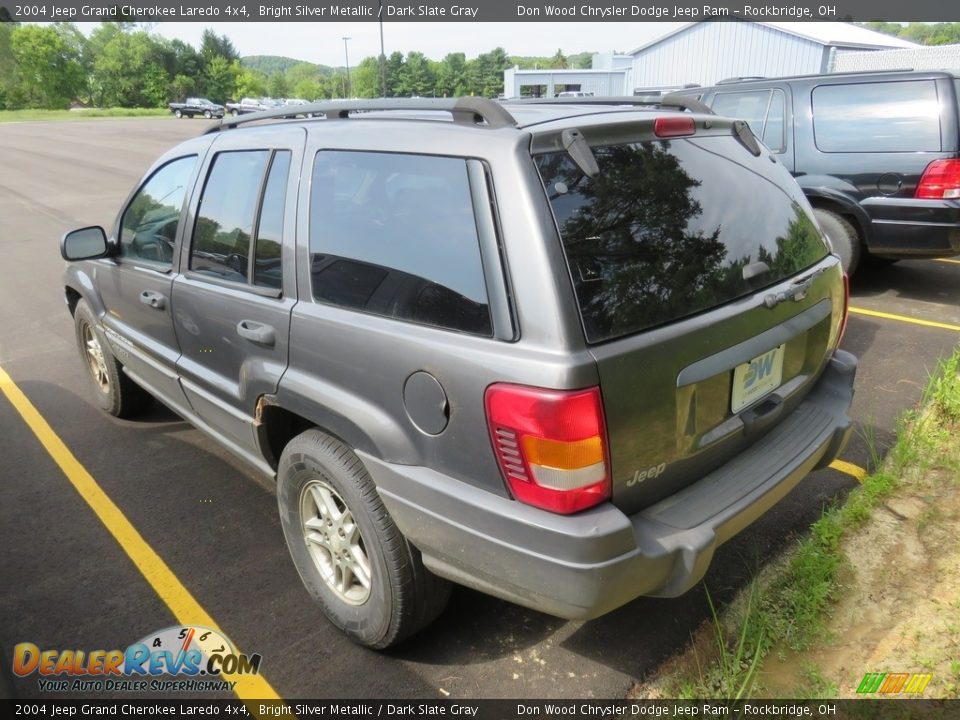 2004 Jeep Grand Cherokee Laredo 4x4 Bright Silver Metallic / Dark Slate Gray Photo #4