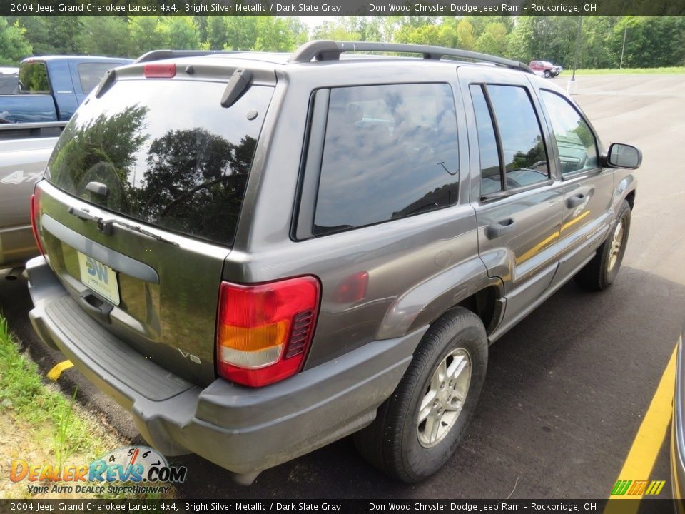 2004 Jeep Grand Cherokee Laredo 4x4 Bright Silver Metallic / Dark Slate Gray Photo #5