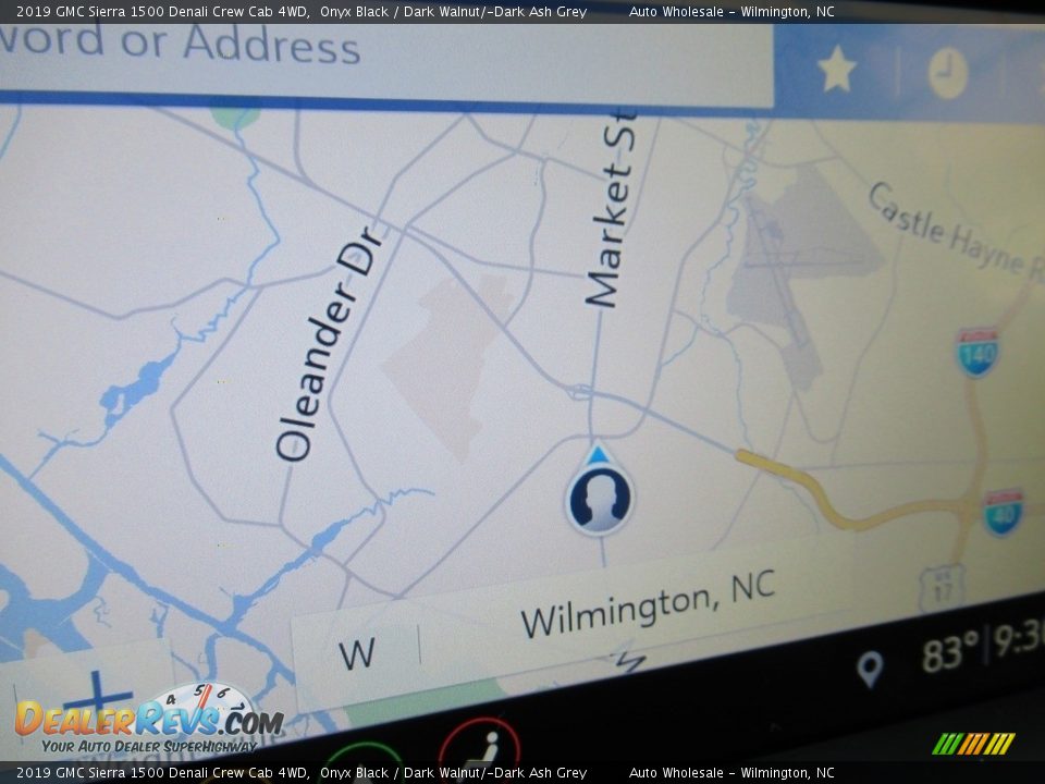 2019 GMC Sierra 1500 Denali Crew Cab 4WD Onyx Black / Dark Walnut/­Dark Ash Grey Photo #16