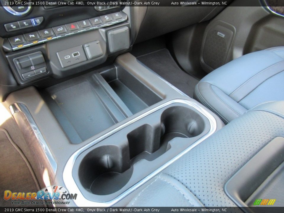 2019 GMC Sierra 1500 Denali Crew Cab 4WD Onyx Black / Dark Walnut/­Dark Ash Grey Photo #19
