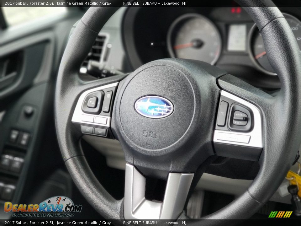 2017 Subaru Forester 2.5i Jasmine Green Metallic / Gray Photo #15