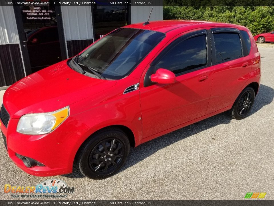 2009 Chevrolet Aveo Aveo5 LT Victory Red / Charcoal Photo #1