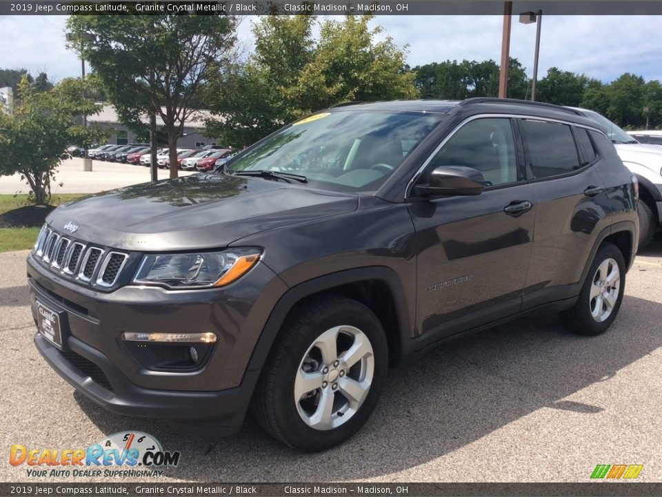 2019 Jeep Compass Latitude Granite Crystal Metallic / Black Photo #5