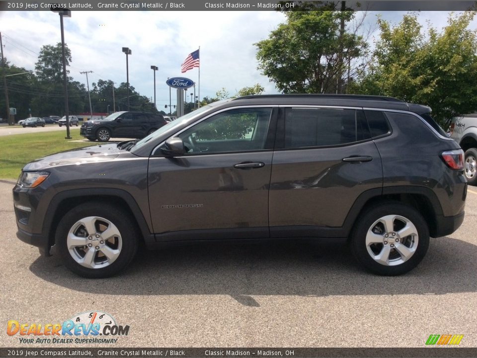 2019 Jeep Compass Latitude Granite Crystal Metallic / Black Photo #6