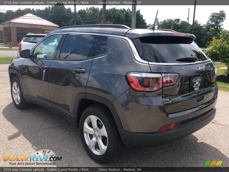 2019 Jeep Compass Latitude Granite Crystal Metallic / Black Photo #7