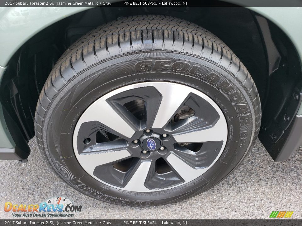 2017 Subaru Forester 2.5i Jasmine Green Metallic / Gray Photo #24
