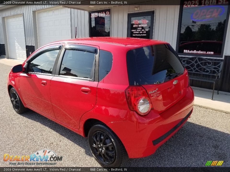2009 Chevrolet Aveo Aveo5 LT Victory Red / Charcoal Photo #4