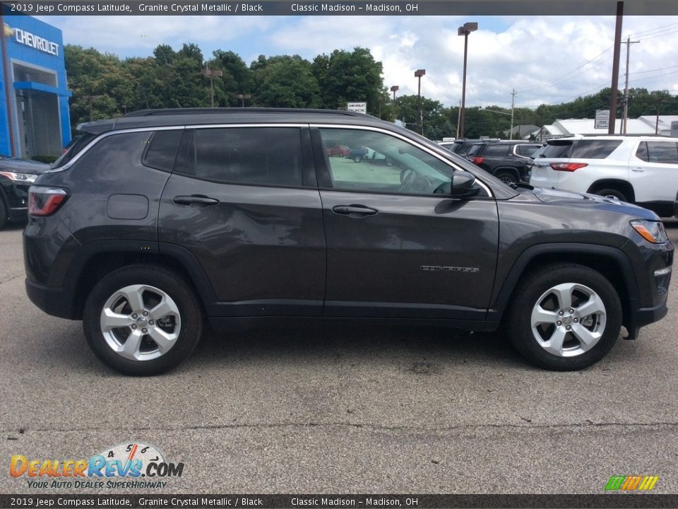 2019 Jeep Compass Latitude Granite Crystal Metallic / Black Photo #10