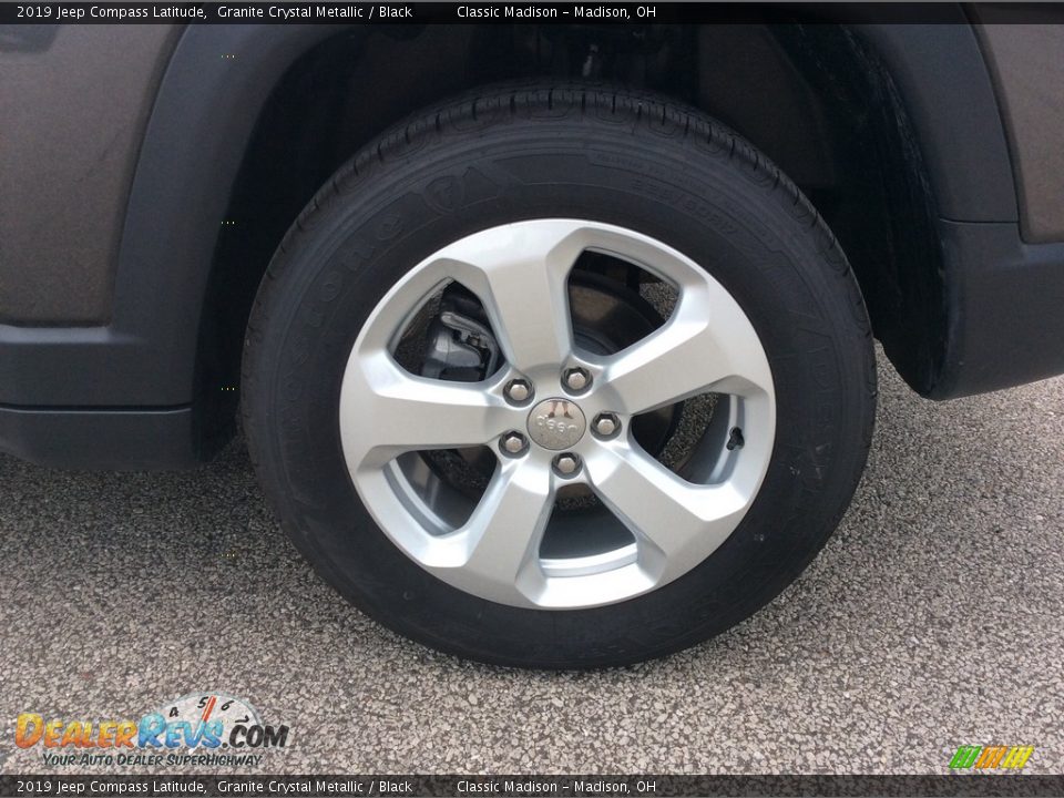 2019 Jeep Compass Latitude Granite Crystal Metallic / Black Photo #13