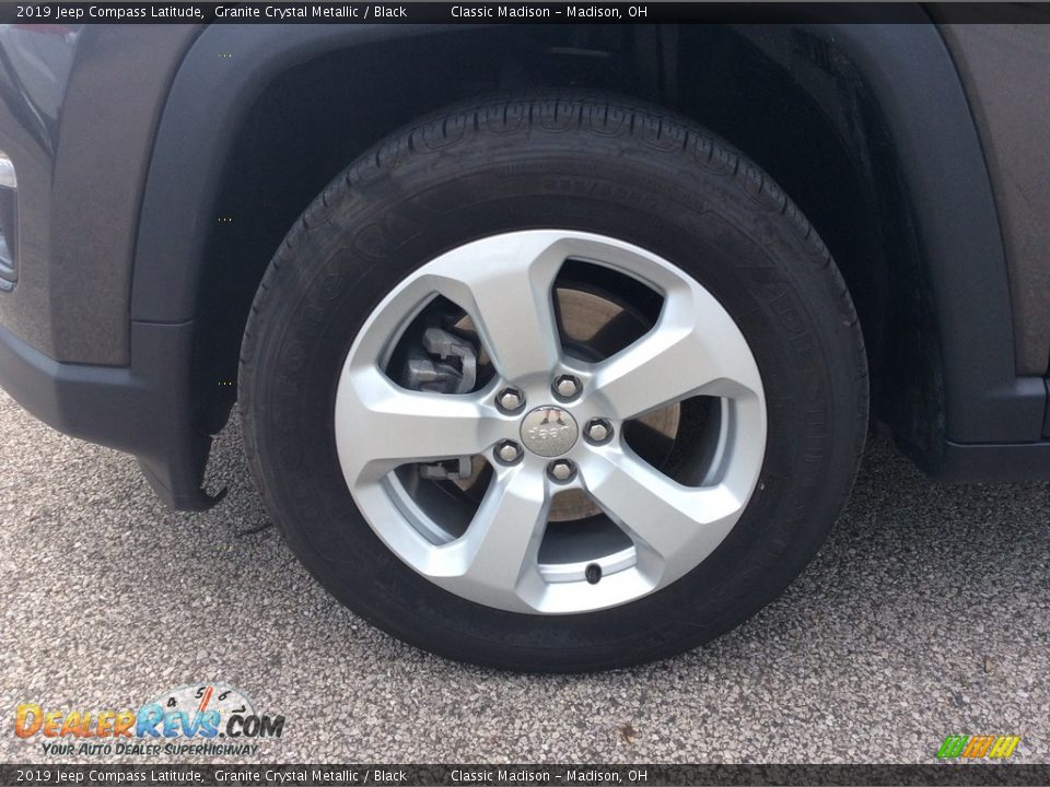 2019 Jeep Compass Latitude Granite Crystal Metallic / Black Photo #14